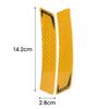 2pcs Car Wheel Arch Anti-collision Strips Night Reflective Decorative Car Stickers Exterior Accessories Decals
