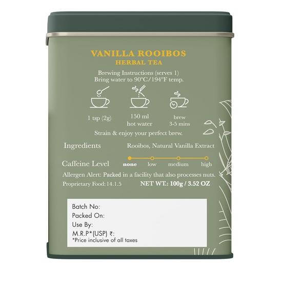 LUXMI Estates Spánkový čaj s kořenem kozlíku lékařského | 50gramová plechovka | Čaj bez kofeinu na nespavost, úzkost, 25 šálků