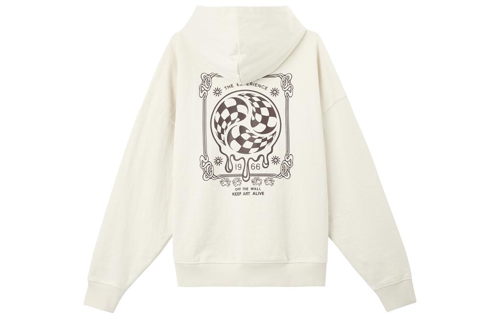 Vans Sweatshirts Men's Ecru Hooded Moderate Regular VN0A54OS3KS