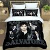 The Vampire Diaries Damon Salvatore Bedding Sets Exquisite Bed Supplies Set Duvet Cover Bed Comforter Set Bedding Birthday Gift