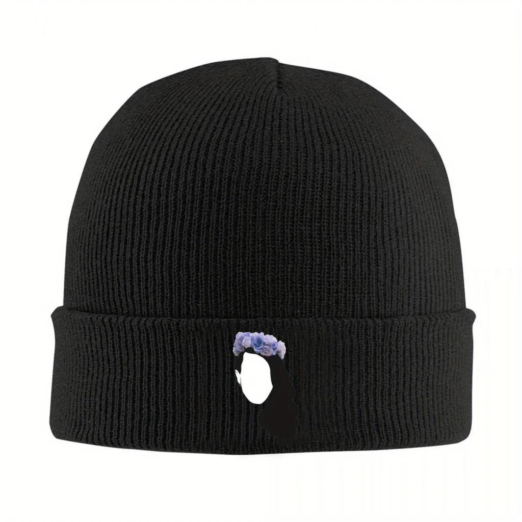 New Lana Del Rey Simplistic Hats Autumn Winter Beanie Warm Ultraviolence Hip Hop Music Album Caps FeUnisex Unisex Acrylic Knitt