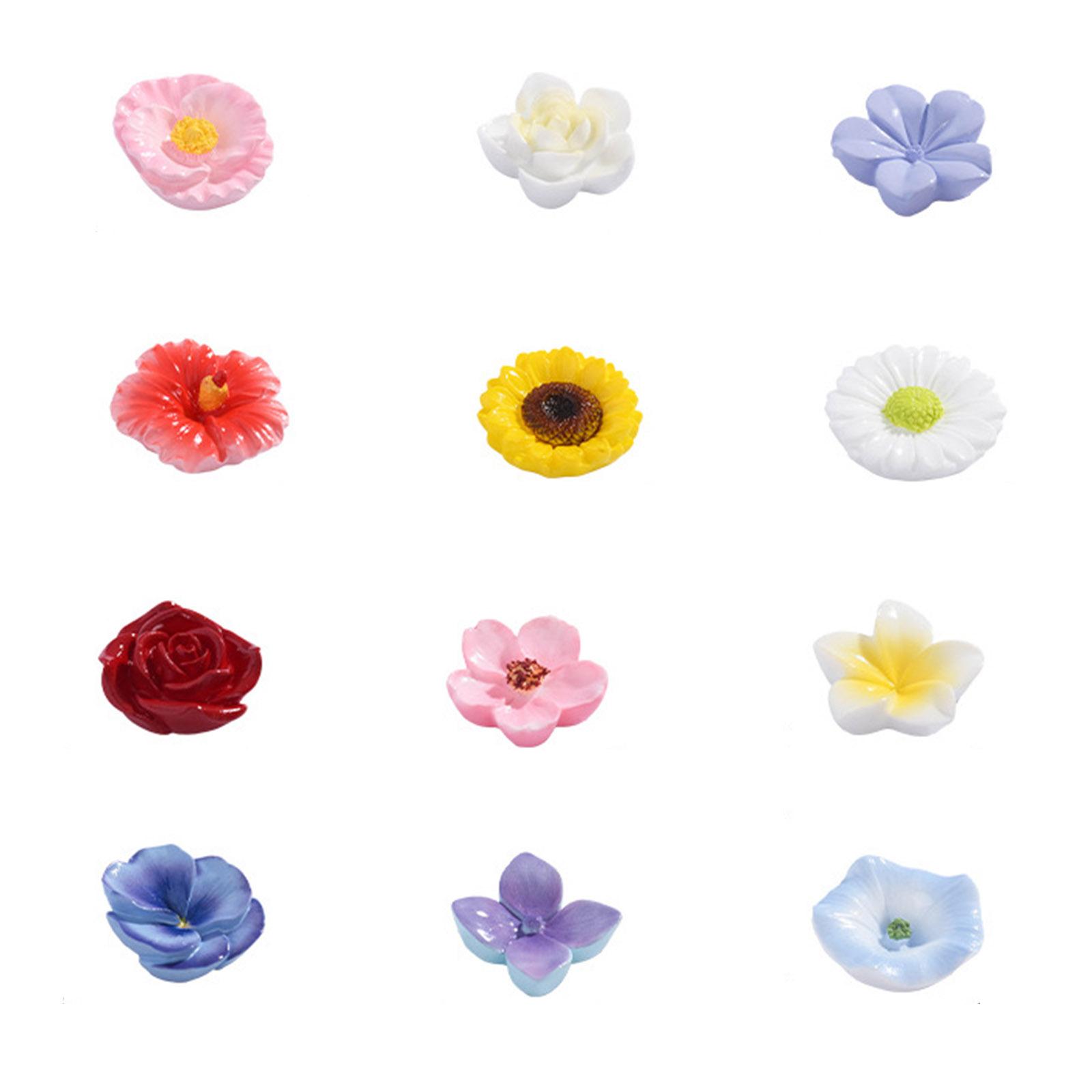 

Поилка для пчел Смола Плавучий Цветок Симуляция Воды Плавучее Украшение Микро Декорация Разноцветный Домашний Садовый Аксессуар