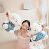 Adorable Matching Sheep Plush Couple Doll, Sunflower Skirt & Mushroom Overalls Lamb Stuffed Toy For Gifts.