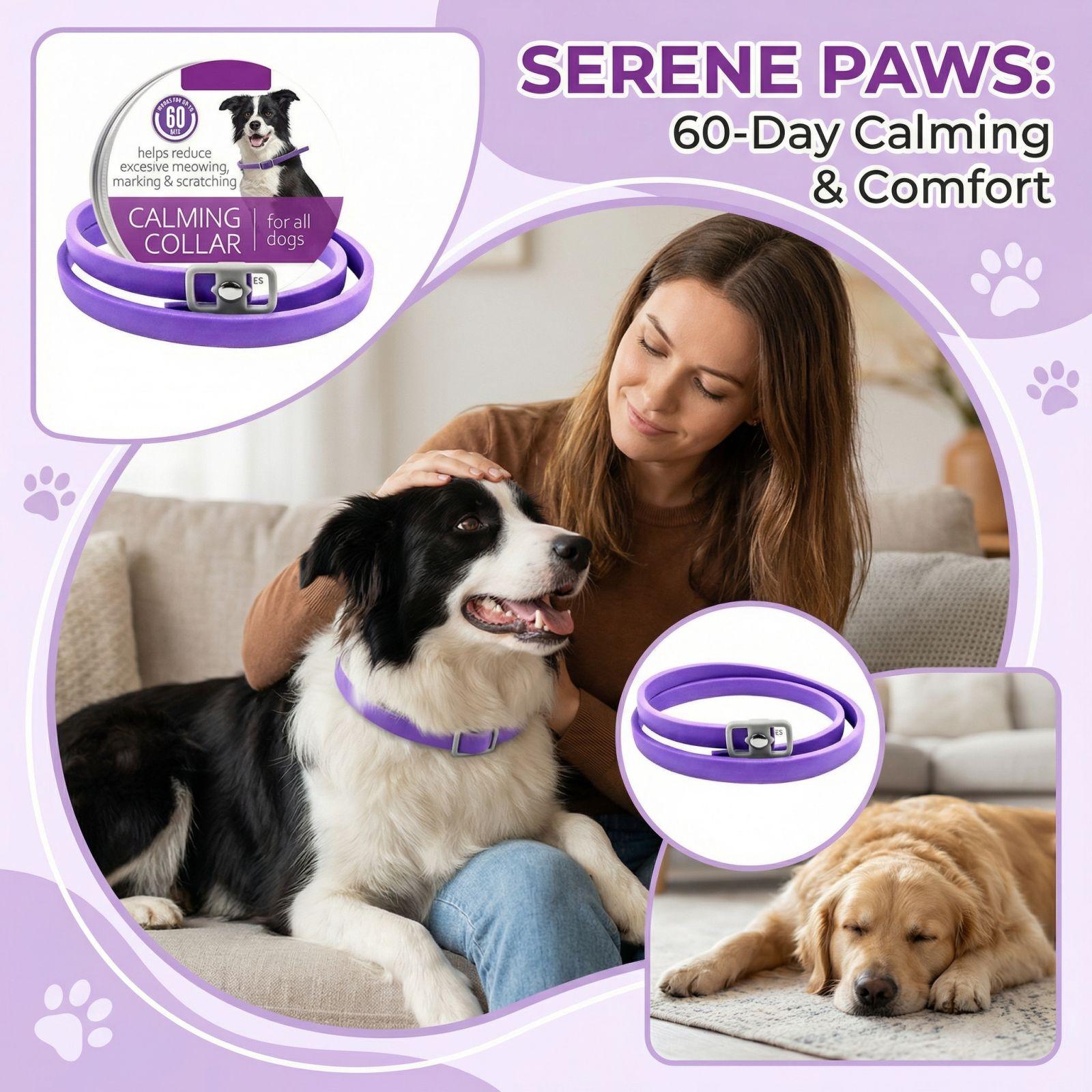 

Dog Anxiety Relief And Soothing Collar S фіолетовий