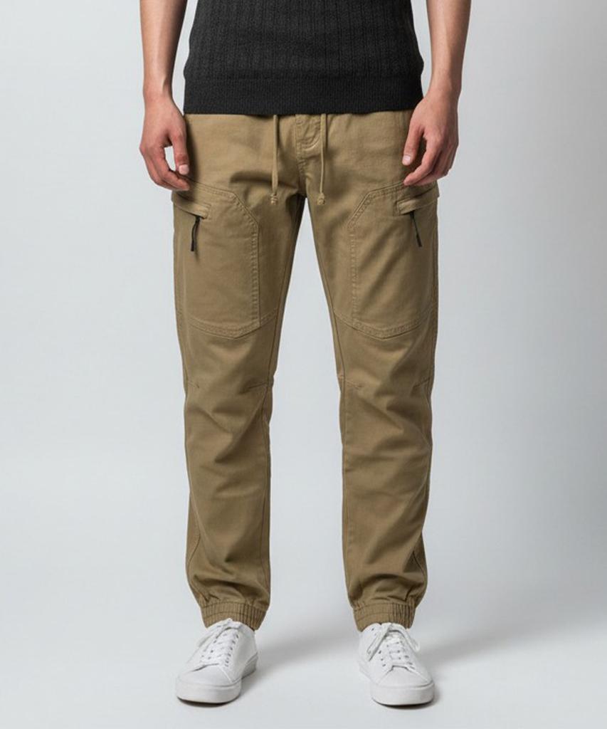 Pentaon Washed Cargo Stretch Cotton Jogger Pants