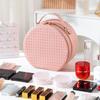 PU Leather Makeup Case with Lights Portable Lighted Cosmetic Storage Box  Outdoor