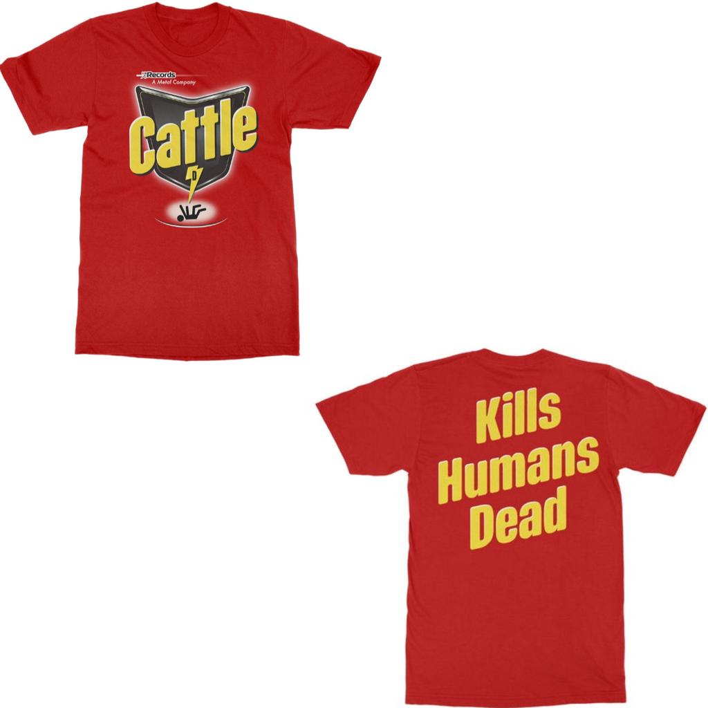 Retro CATTLE DECAPITATION Graphic Cotton Tshirt Unisex Summer Short Sleeve Fashion Brand Tee Luxury Casual Vintage Retro Top