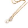 Altesse [L0685] - Ivory 'Pearl Beauty' Gold Plated Necklace