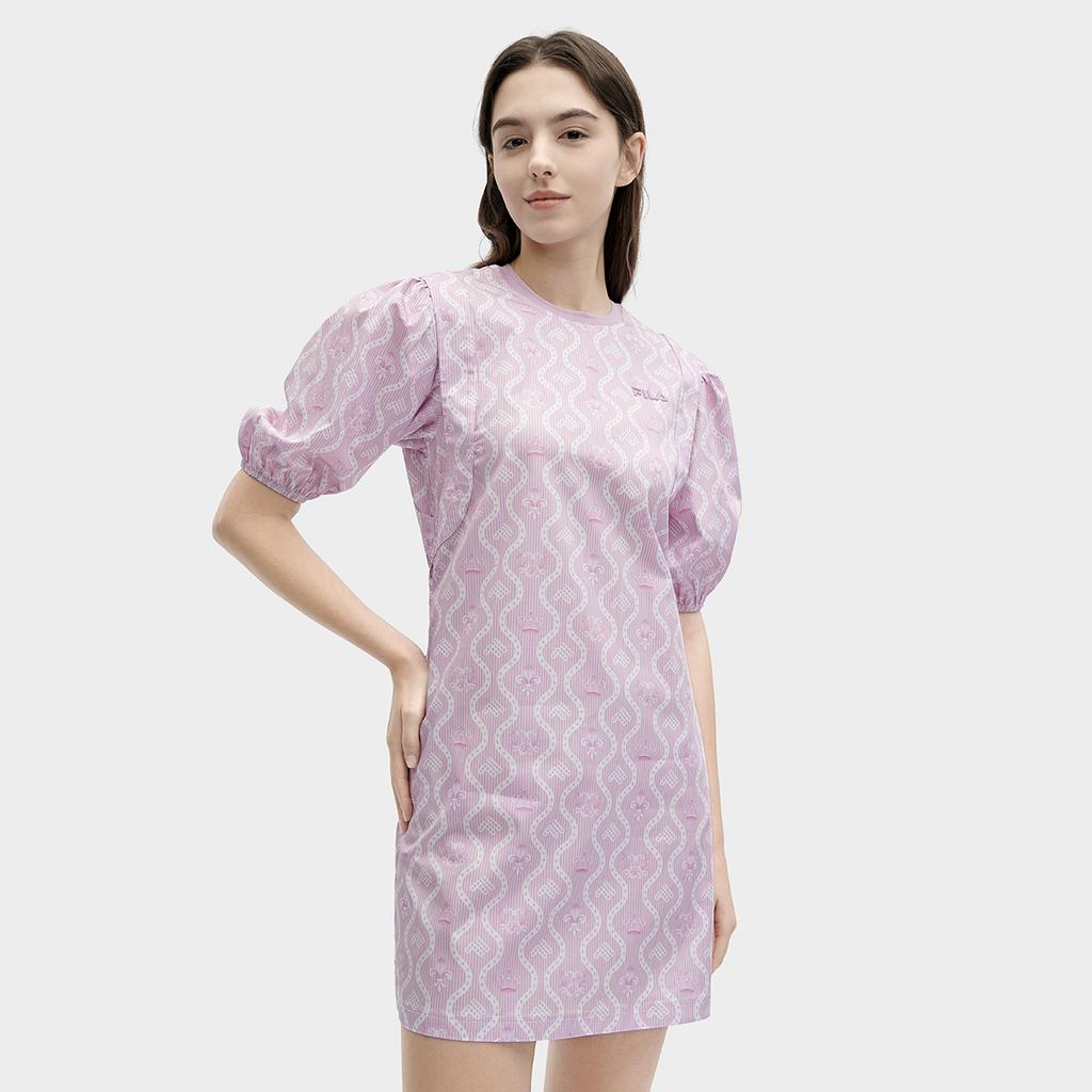 New FILA Short Sleeved Dress Women's Fine Willow Purple F11W428301FPR