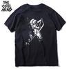 COOLMIND 100% Cotton Short Sleeve Summer Space Moon Men T Shirt Casual Summer Loost Men Tshirt Cool T-shirt Male Mens Tee Shirt