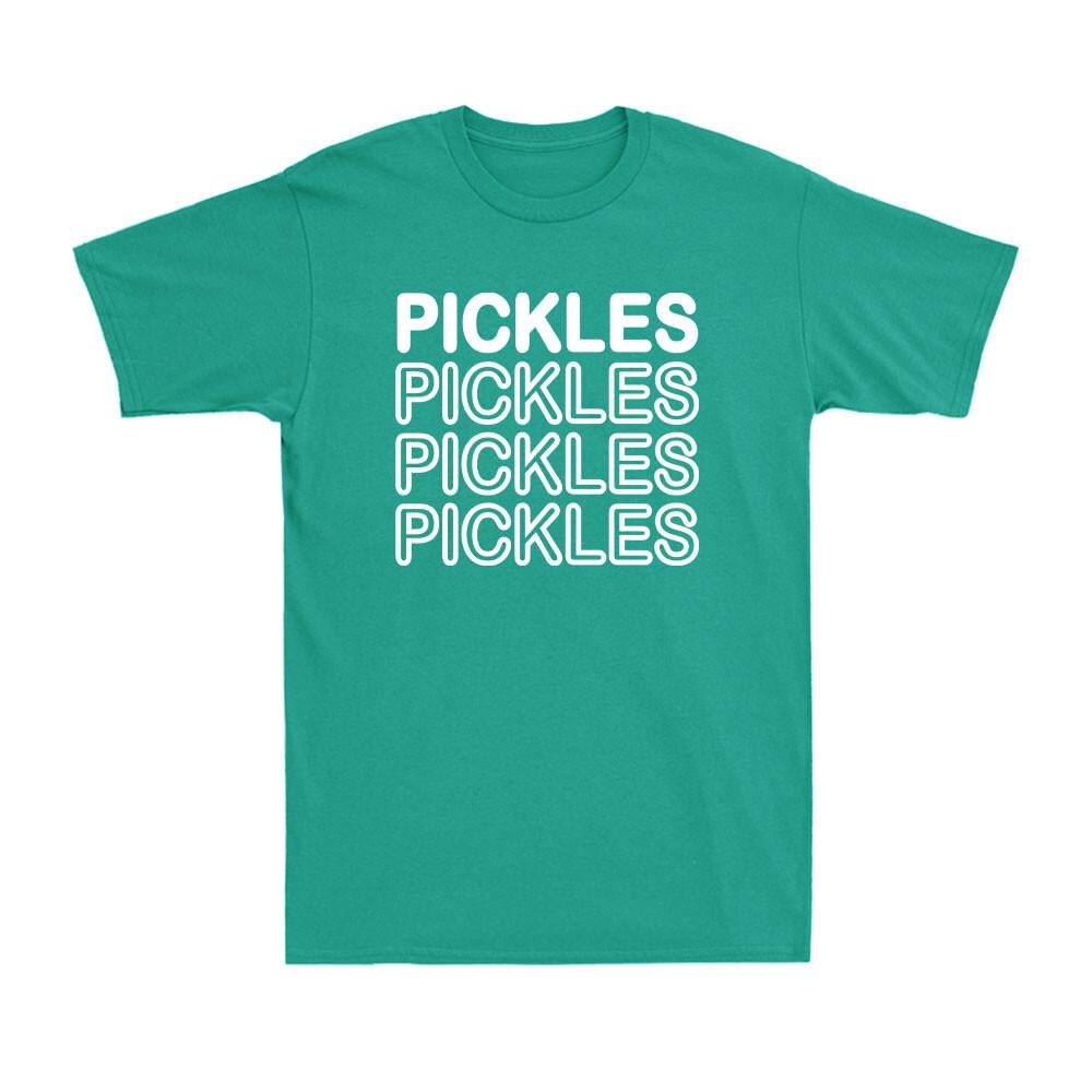 I Love Pickles Pickle Funny Pickle Lover Cucumber In Vinegar Unisexs Tshirt