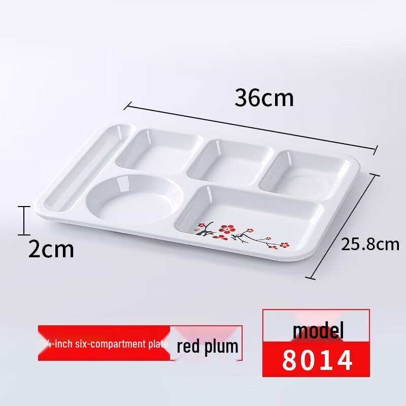 Huihuang Food-Grade Melamine-Look Compartmented Tray