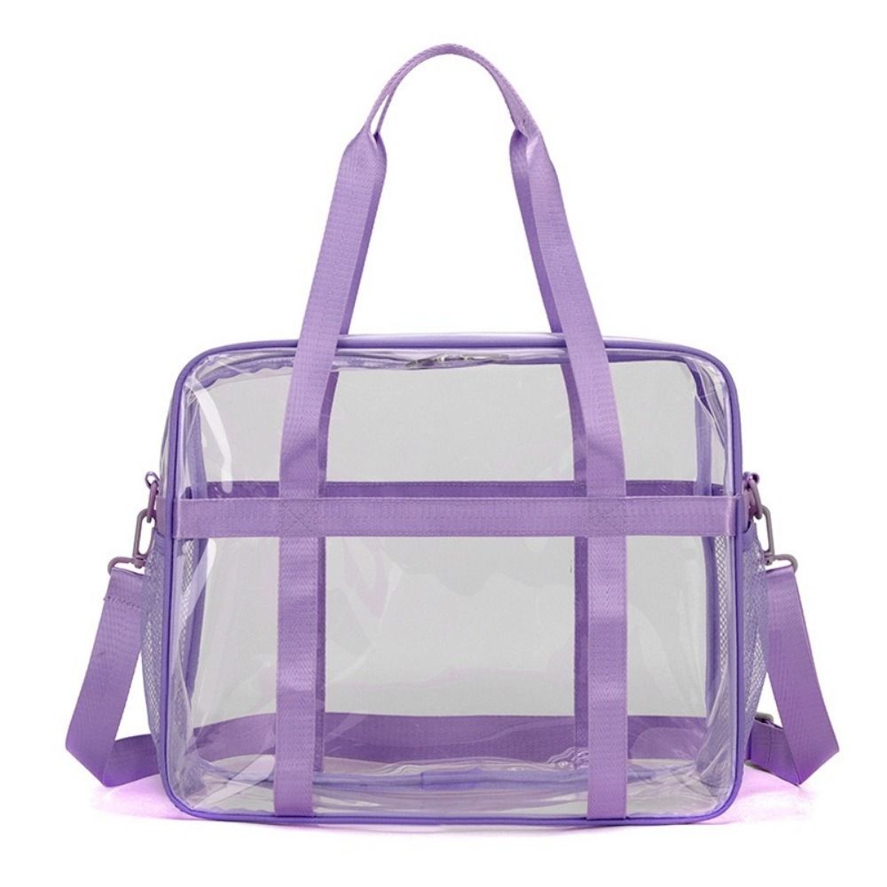 Waterproof Transparent Crossbody  Bag PVC Material Beach Swimming Bag  Bath Organization
