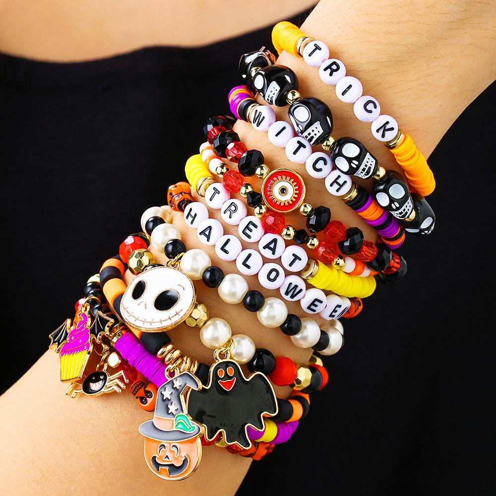 JYL TS Bracelet Halloween  5-piece Set Invokes Festive Fun & Courage