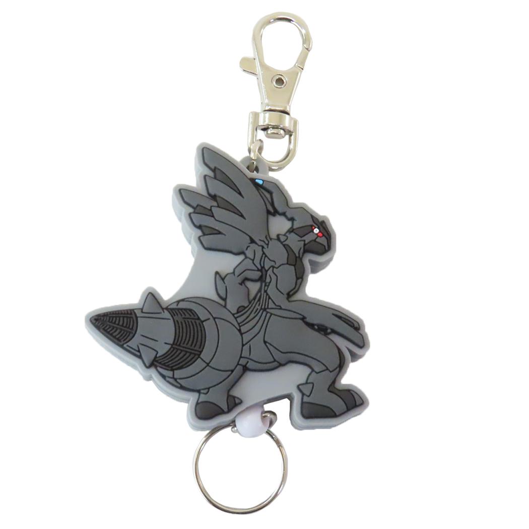 Pocket Monster Key Ring Rubber Reel Holder Zekrom Pokemon SK Japan Character Goods Mail Delivery Available Cinema Collection