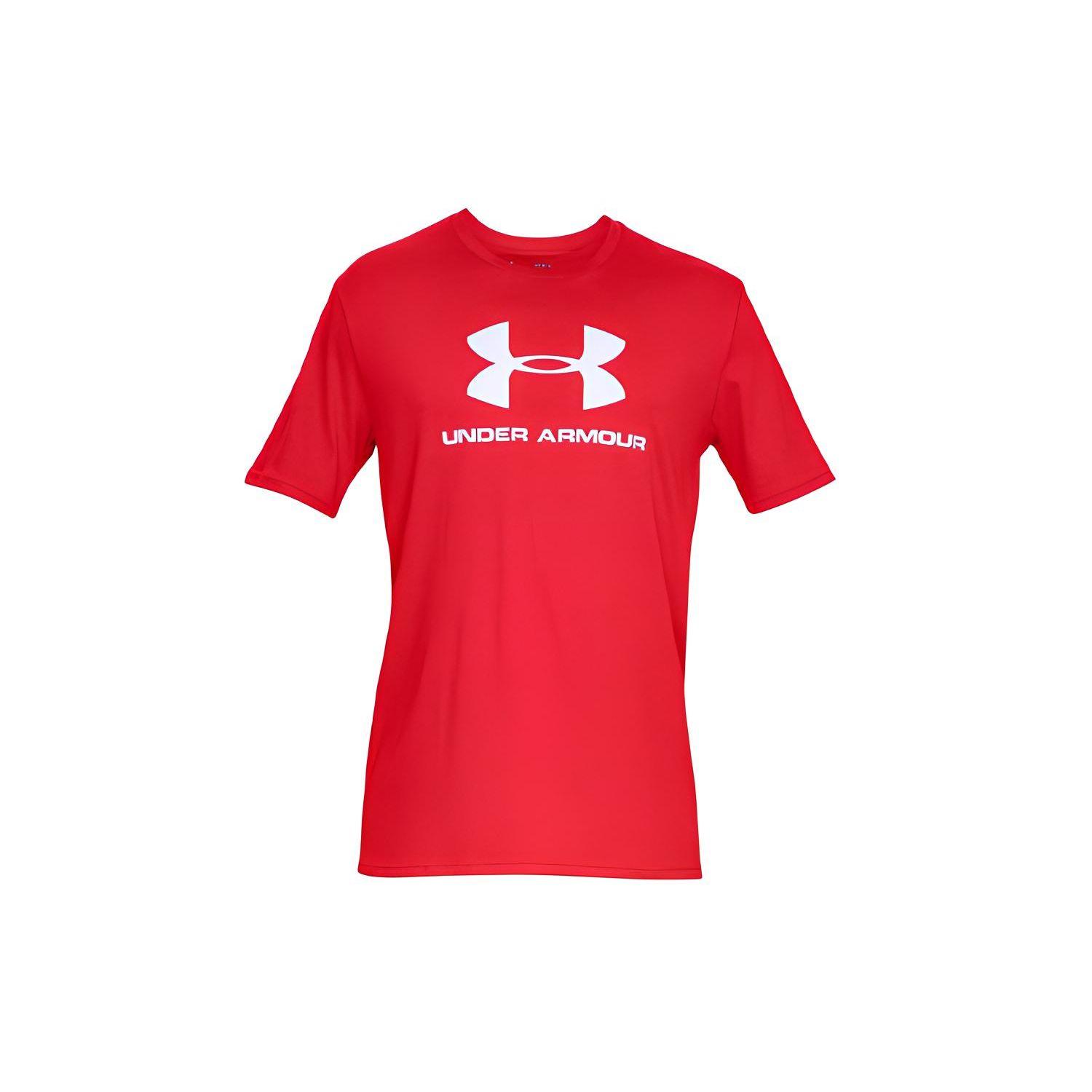 

Спортивная футболка прямого кроя Under Armour Training, мужские топы, красные 1329590-600 L