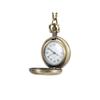 1 Piece of Exquisite Accessory with Chain Pocket Watch Round Groove, Men's and Women's Pocket Watch Round Groove Case