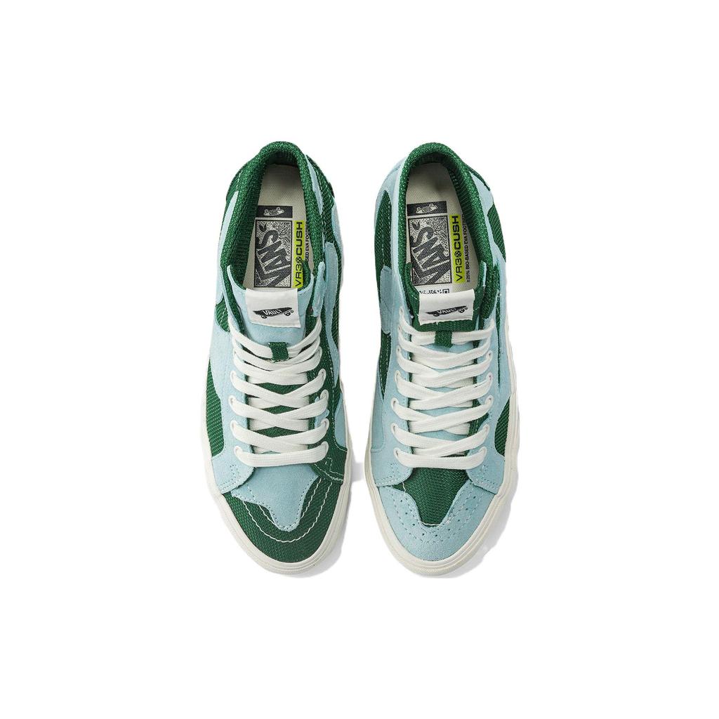 New Sk8 Vans Hi Wp VR3 Lx 'Patchwork Green Blue' VN0007QGGRN