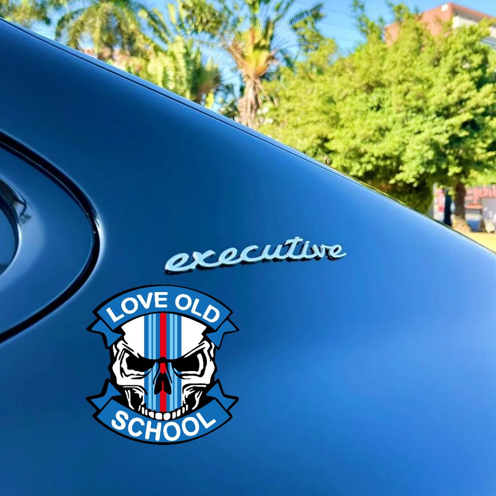 For MARTINI Stickers Motocross Racing Off-road Laptop Trunk Sticker Motorcycle Helmet PVC Decal for Love Old School LANCIA