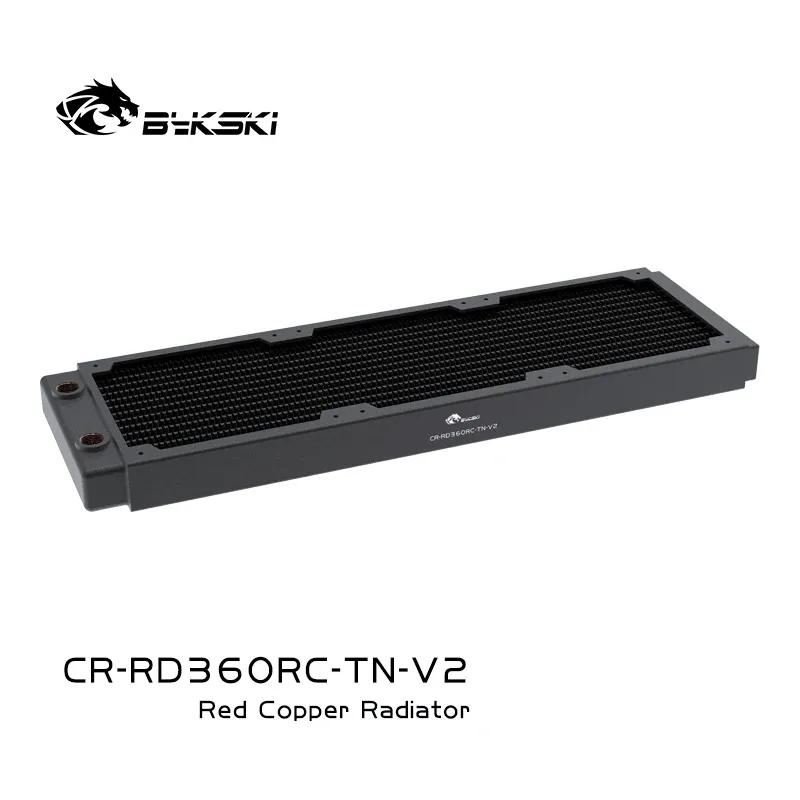 BYKSKI 30mm Thick Copper Single Row of Radiator Computer Water Cooling Liquid Heat Exchanger Use for 12cm Fans 120/240/360/480MM