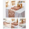 Luxurious Sequins Table Runner Fish Scale Wedding Table Decoration  Kitchen Dining Table