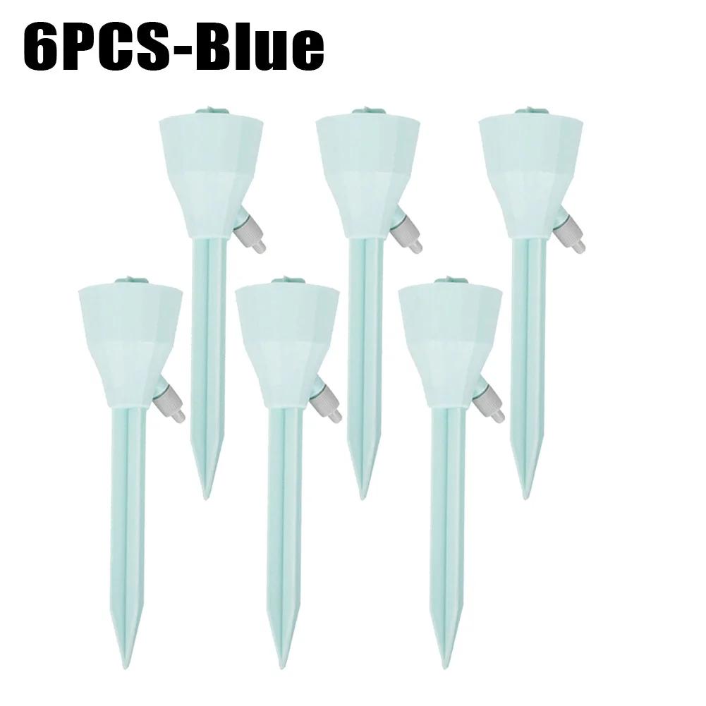 3/6Pcs Adjustable Drip Irrigation System Indoor Outdoor Potted Plants Automatic Self-flowing Watering Spikes Gardening Tools
