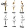 Ballett Sammelgeschenk Tänzerin Figur Ballerina Statue mit Stabiler Runder Basis