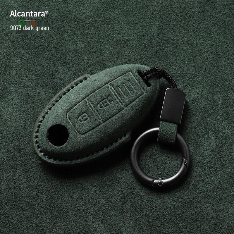Nissan Key Cover: Full Wrap Suede Shell for Qashqai, Teana, X-Trail, Tiida, Loulan, Tuoda.