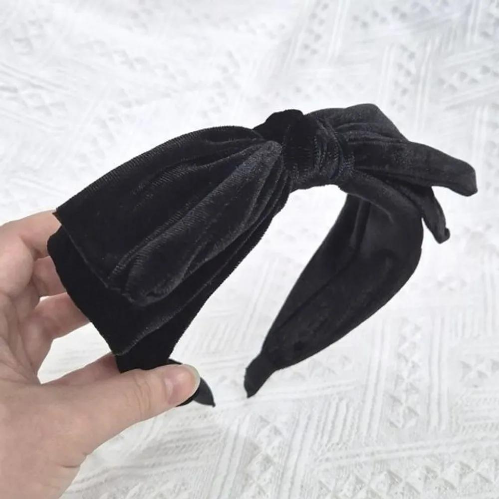 Velvet headband women s thick hairband accessory wide