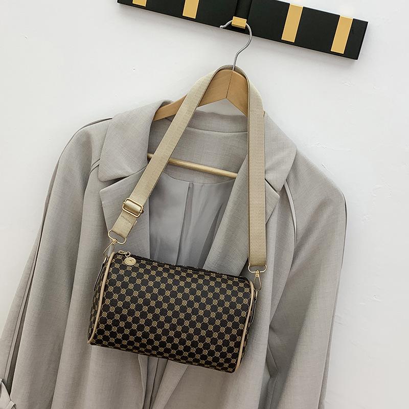 JYL TS Women's Sling Bags  Cylinder Bag 099 Shoulder PU Printed Classic Women Bag