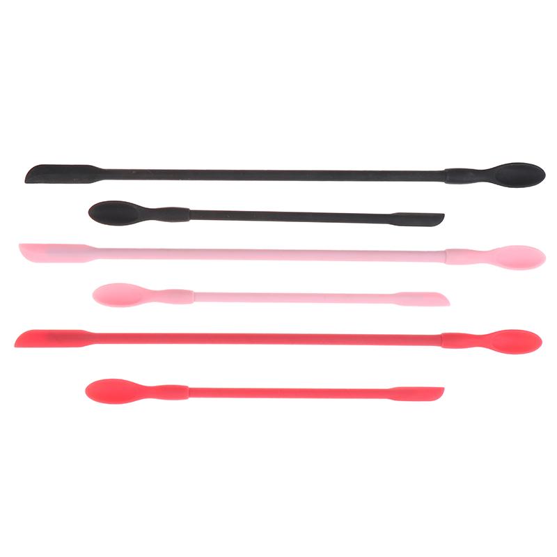 Mini Silicone Spatula Thin Jar Bottle Silicone Scraper Gadget Face Mask Brush Flexible Silicone Scraper Kitchen Utensils Bpa Free