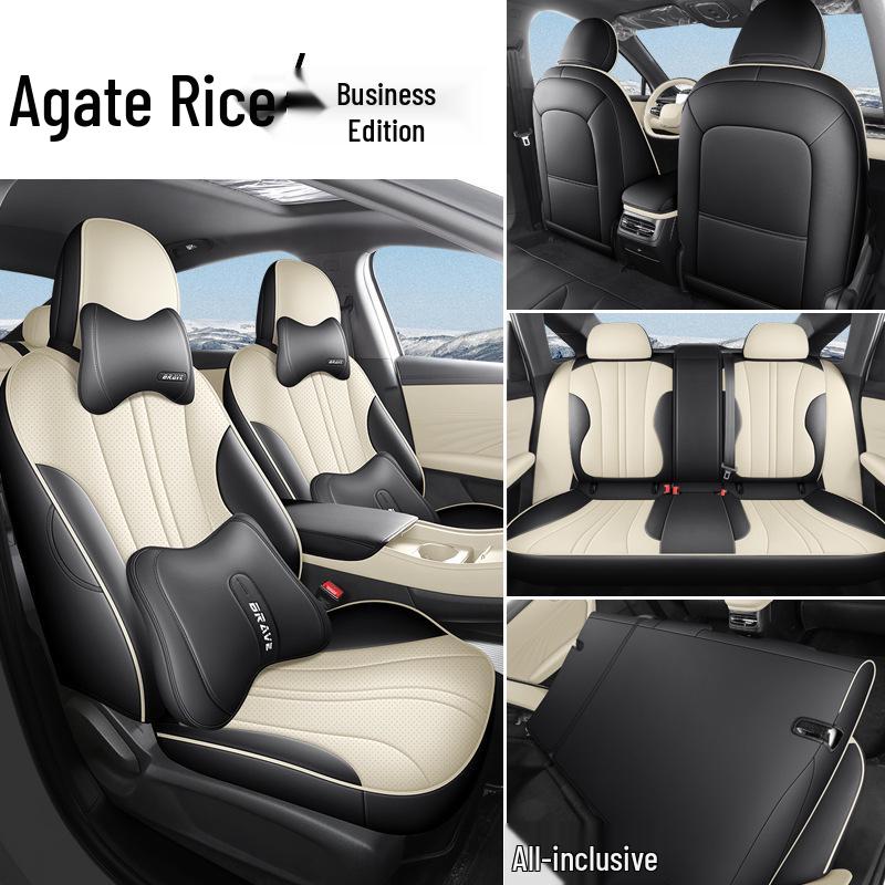 Roewe M7DMH Original Perforerade Läder Bilbarnstolsskydd - Andningsbara & Hälsobevarande