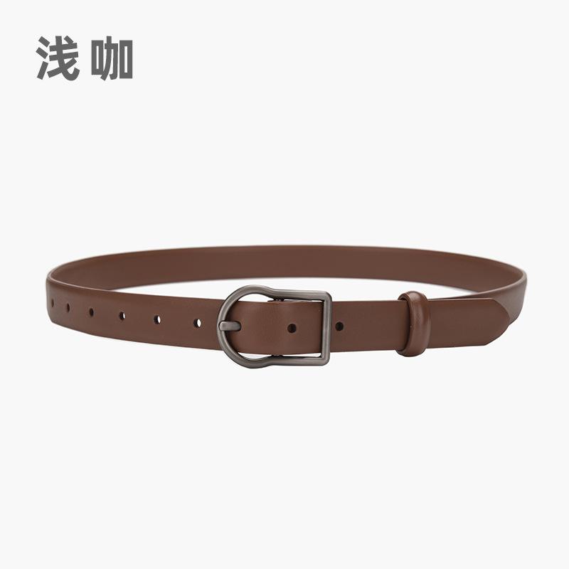 

Женский ремень женский цвет пистолета пряжка ремень женский чистый коровья кожа простой с джинсовым костюмом брюки-кюлоты 105cm