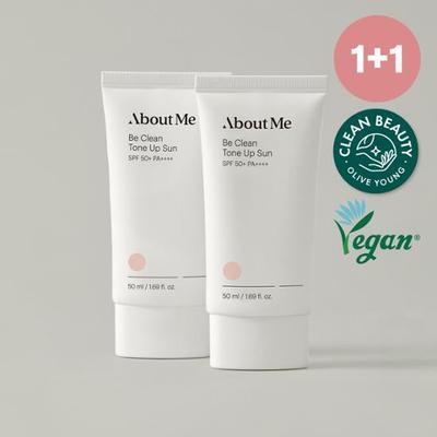 Обо мне Be Clean Tone Up Sun 1+1 Special (50 мл + 50 мл)