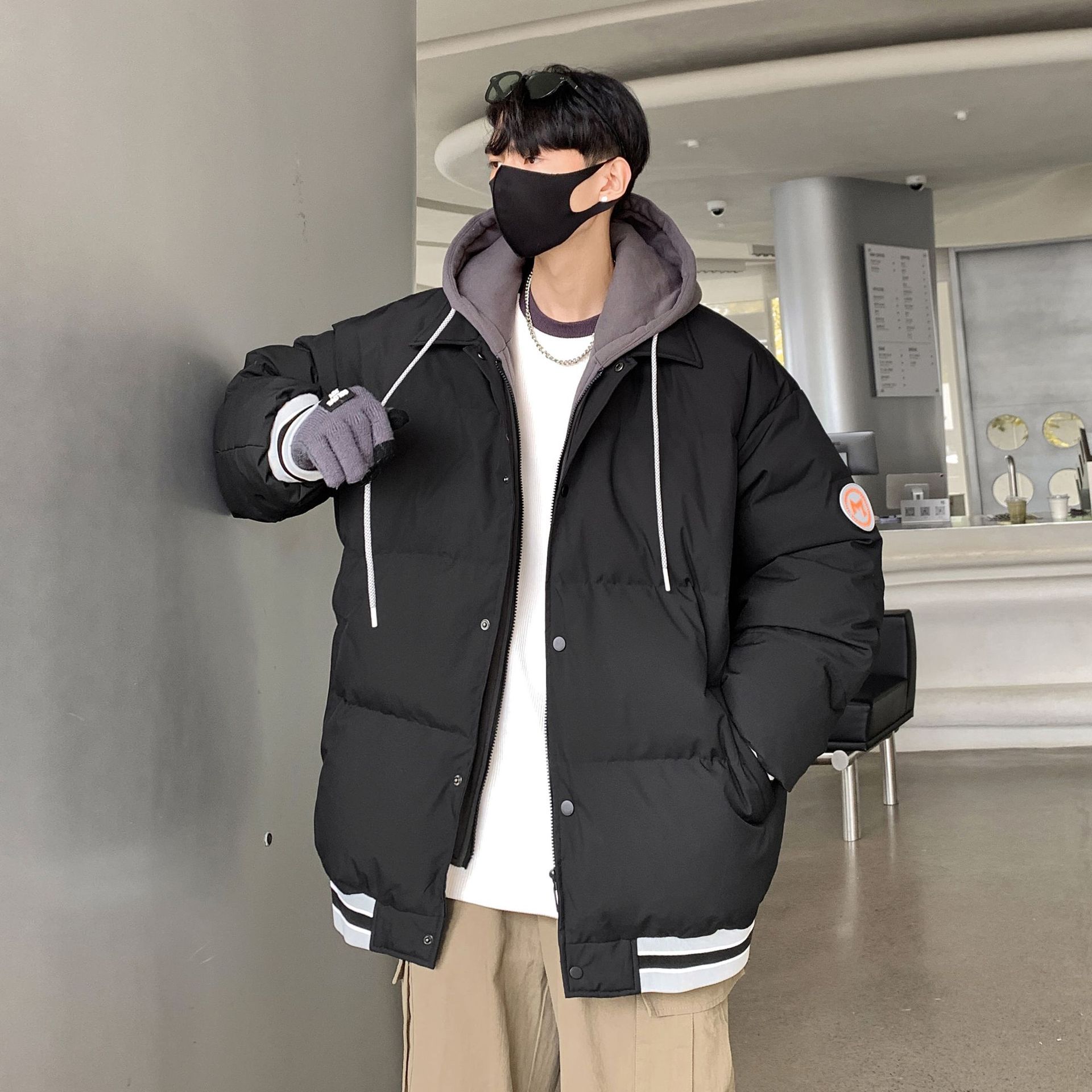 

Пуховик мужской модный белый утиный пух женский с капюшоном пара 85 национальный стандарт большой размер куртка для спорта на открытом воздухе модный бренд 3XL