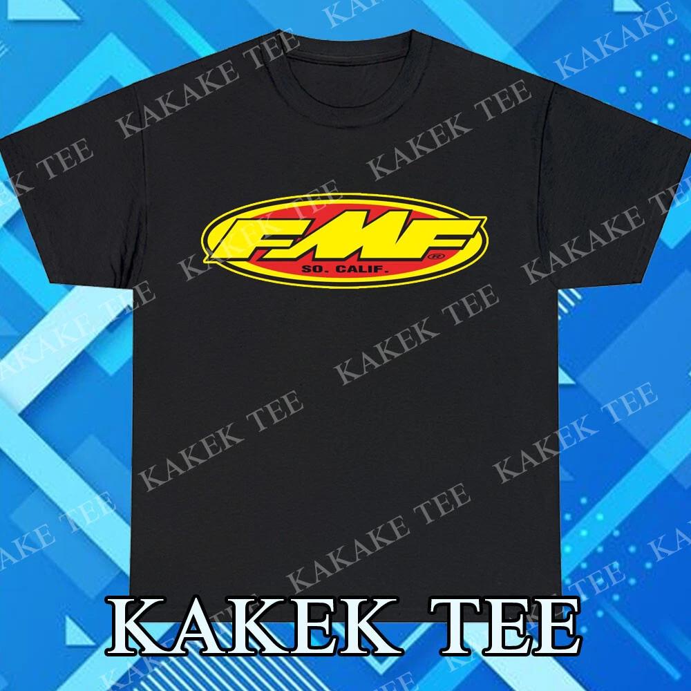 New FMF Motocross Logo T-Shirt Funny Size S to 5XL S