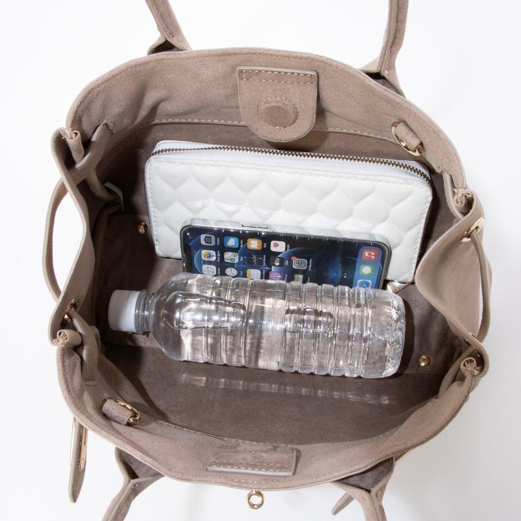 Kakatoo Suede Square BE Women's 2-Way Bag, 70-00-00550,