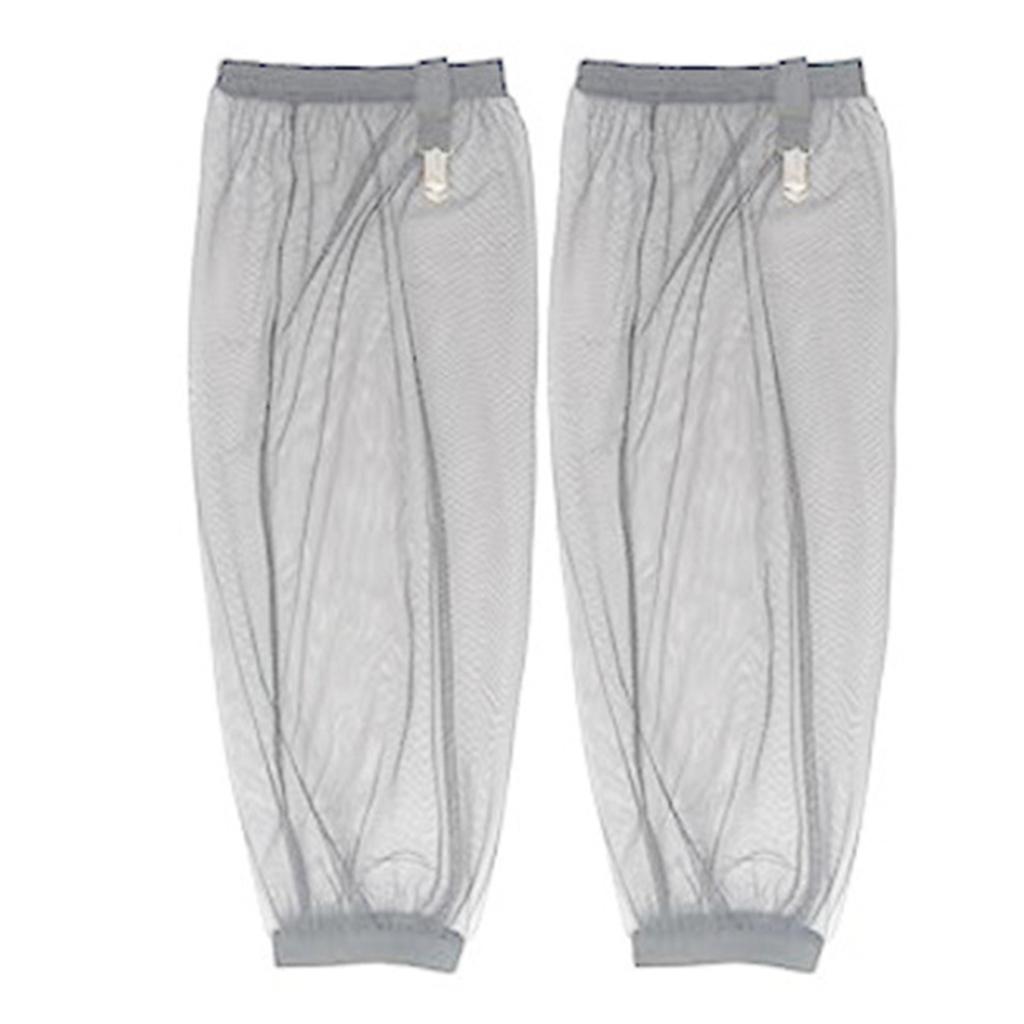 1 par de Mangas para Pies de Malla para Exteriores, Mangas para Brazos de Deportes de Supervivencia, Protectores para Piernas para Acampar, Senderismo, Pesca