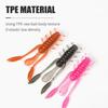 45mm Length Soft Lure Larva Soft Material Soft Fishing Lures Mini Mini Worm Lures  For Bass