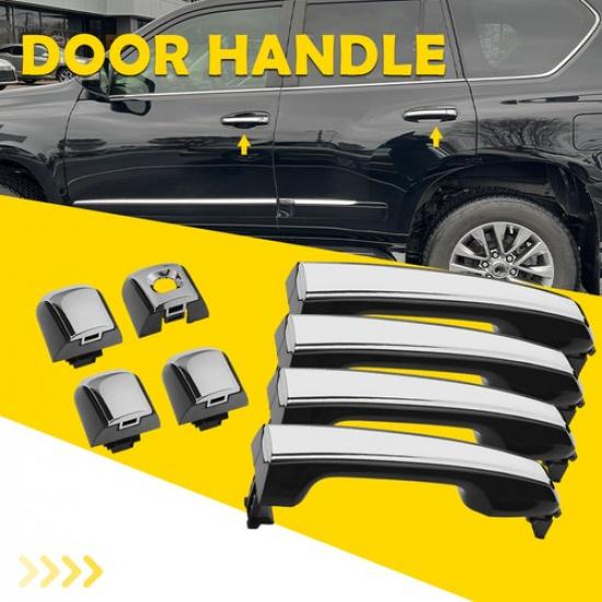Fit For Lexus GX460 2010- Outside Door Handle Front Rear Left Right Set 4PCS