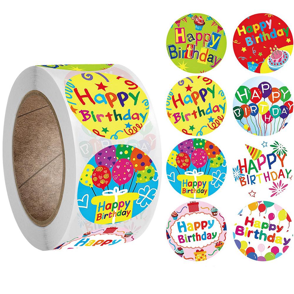 Custom Items Custom Label Sticker Happy Birthday Scrapbooking & Stamping X080