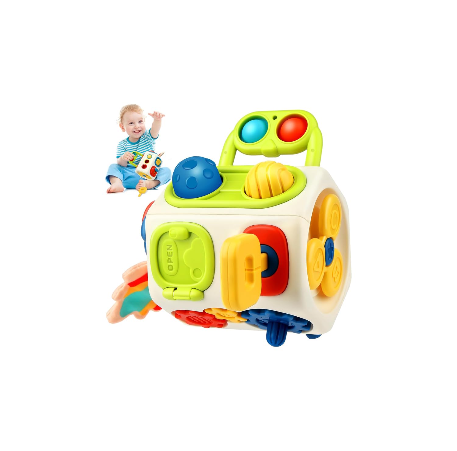 

ZAFEE Montessori Educational Toys for Babies and Kids, Ages 0, 1, 2, and 3, Birthday Gift for Boys and Girls, Early Development