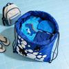 Childrens Cartoon Fish Drawstring Swim Bag With Polyester Material For Water Sports