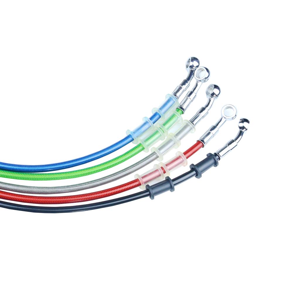 Universal 400 To 2200mm Motorcycle Hydraulic Reinforced Brake Clutch Oil Hose Line Pipe For ATV Dirt Pit Racing Bike