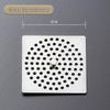 Stainless Steel Round Floor Drain Cover with Anti-Hair Filter and Handle for Hotel Bathrooms