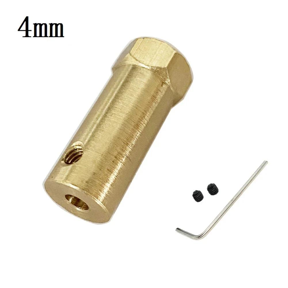 Extended Copper Hex Coupling Motor Shaft Connector Sleeve For Robot Car Extended Copper Hex Coupling Motor Shaft Connector