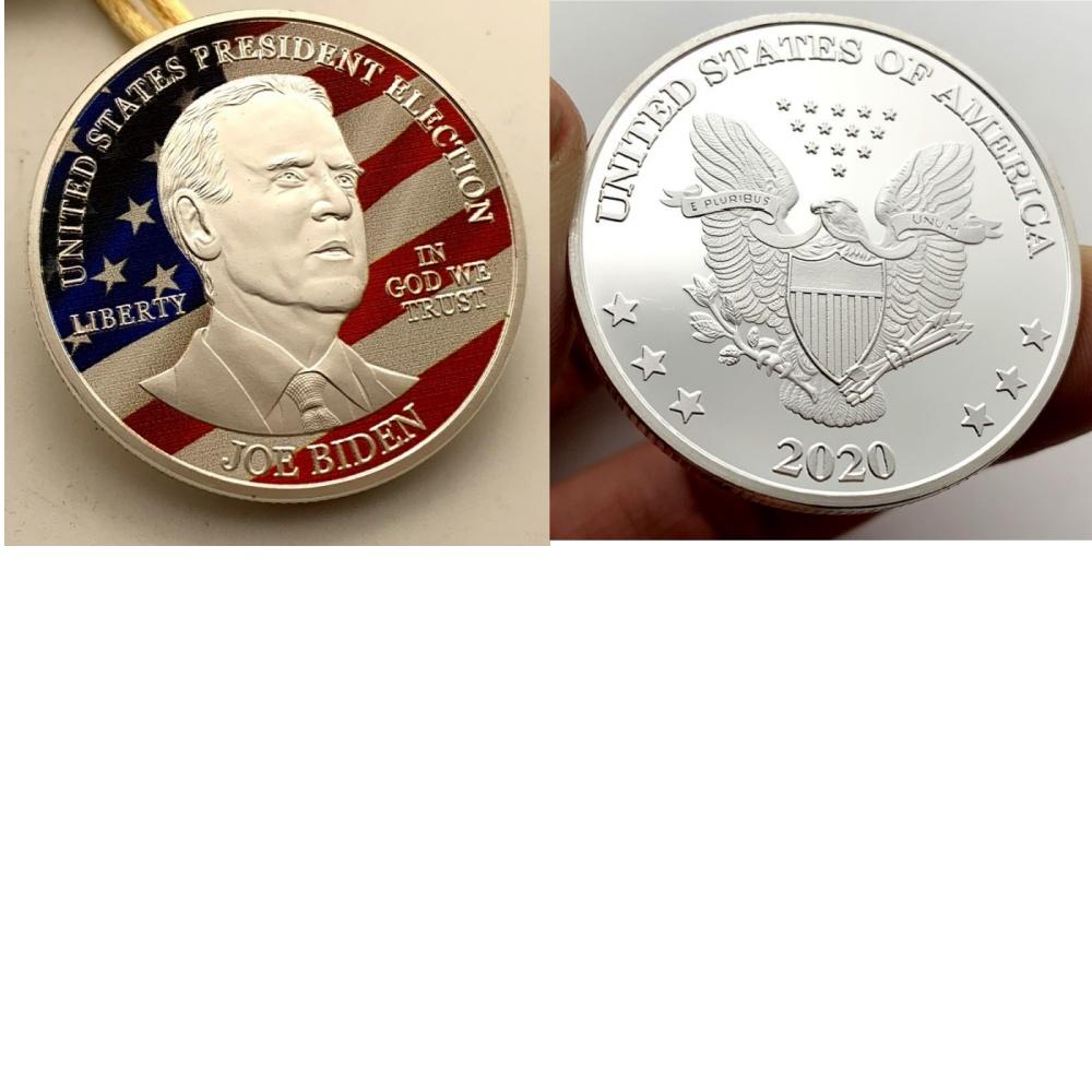 Gold Coin, 2020 Biden Gold Plated Commemorative Coin, Collector s Coin, Character Gold Coin, Coin Commemorative Badge