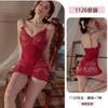 Yiyue Sexy Pure Lace Temptation Suspender Nightdress Hot Mesh Perspective Sex Underwear Free Pajamas 1111