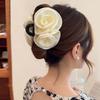 French Rose Hair Claw Clips Temperament Elegant Hairpin Women Princess Headdress Fashion Grab Clip Female Hair Accessories