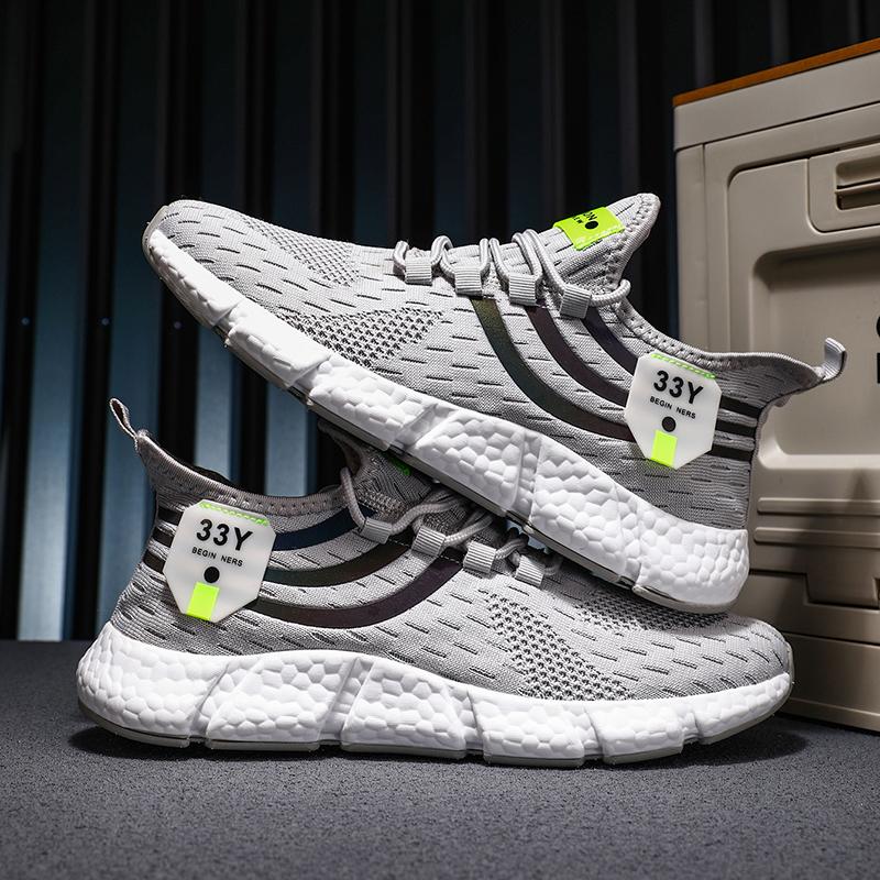 New Mesh Casual Sports Shoes Men's and Women's Running Shoes Large Size Breathable Couple Shoes 36-46 Size